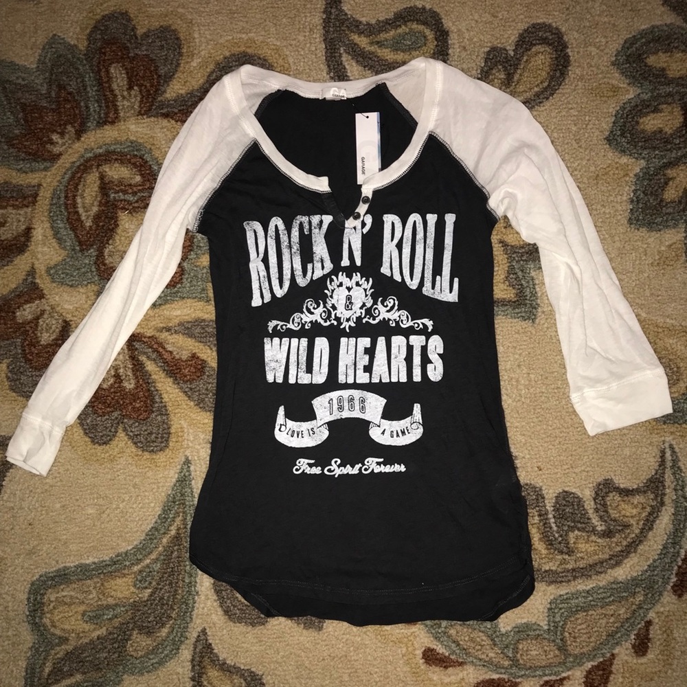 NEW Garage Rock & Roll Long Sleeve Size S
